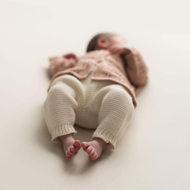 Newborn broekje ecru | 0-3 maanden