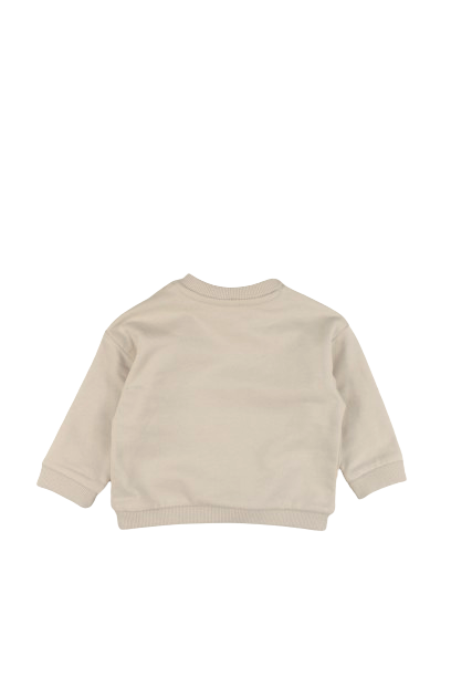 Beige Basic Sweatshirt