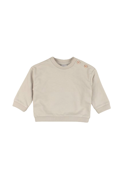 Beige Basic Sweatshirt