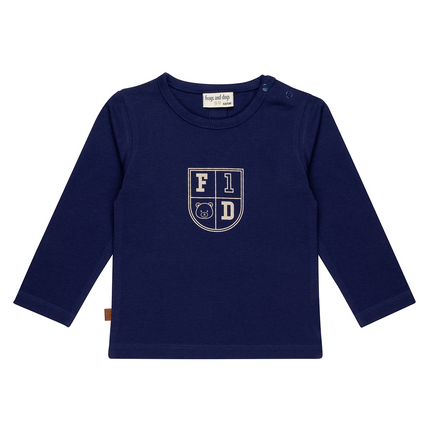 Longsleeve navy blauw babykleding   kinderkleding jongens