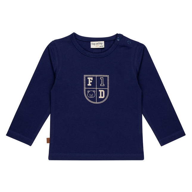 Longsleeve navy blauw babykleding   kinderkleding jongens
