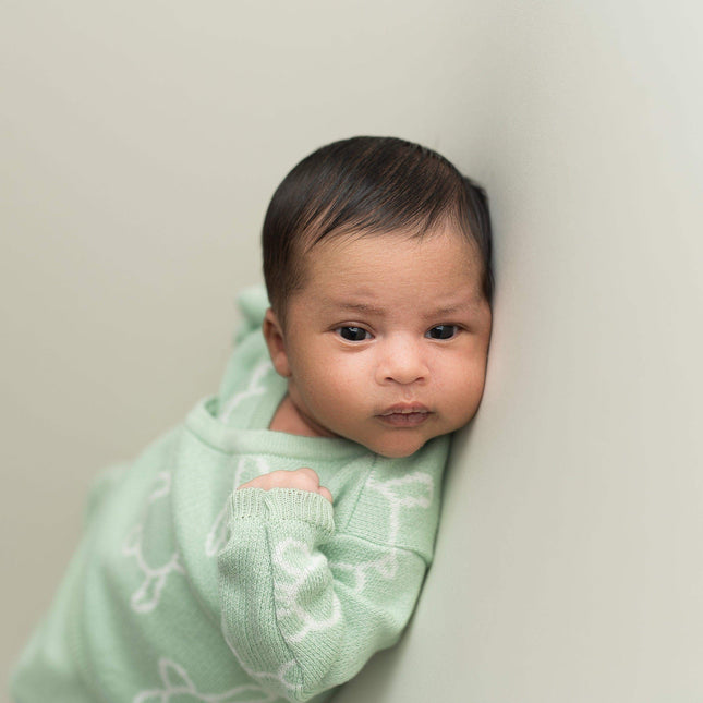 Newborn geboorteset | turtle soft green | 0-3 maanden