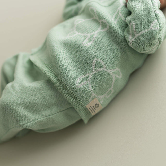 Newborn geboorteset | turtle soft green | 0-3 maanden