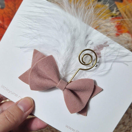 Haarstrik sinterklaas | Oudroze Suede