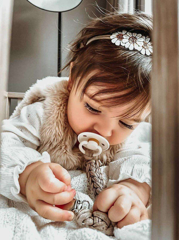 Haarband madelief brons - Twinnies babyshop