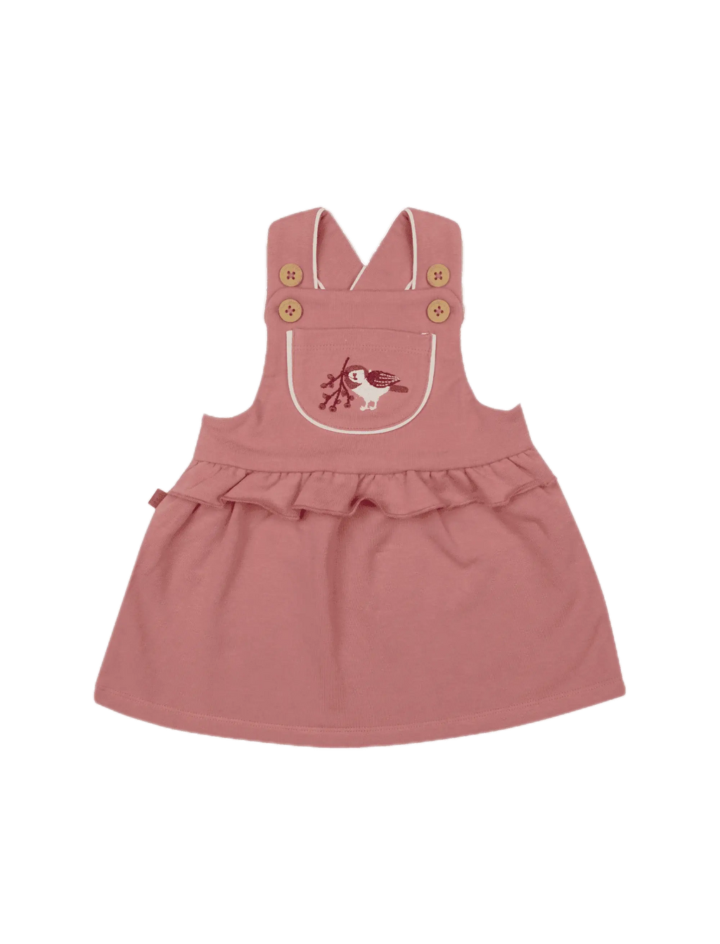 Little Robin Dungaree Dress