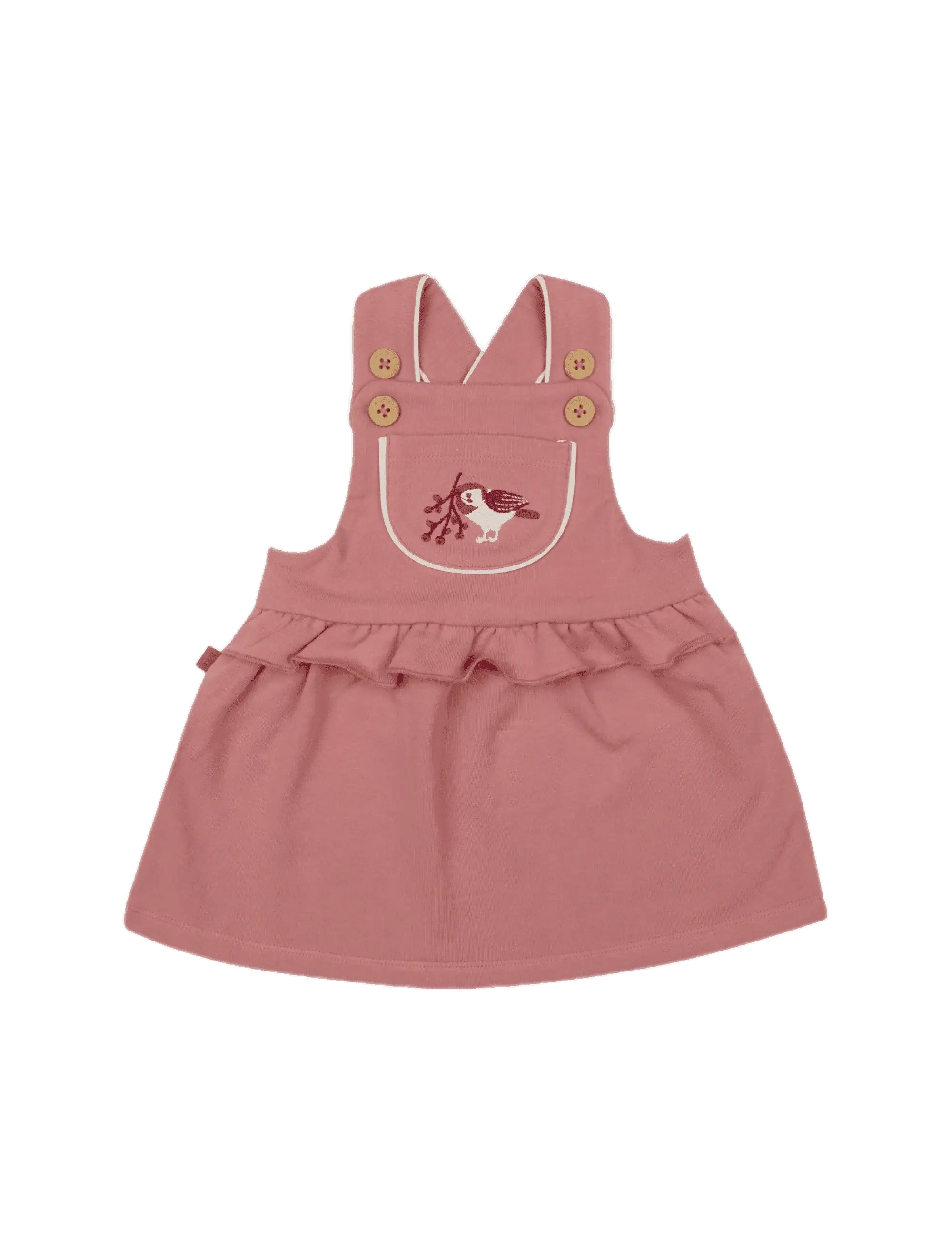 Little Robin Dungaree Dress