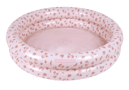 Baby opblaas zwembad Ø100 cm panterprint pink