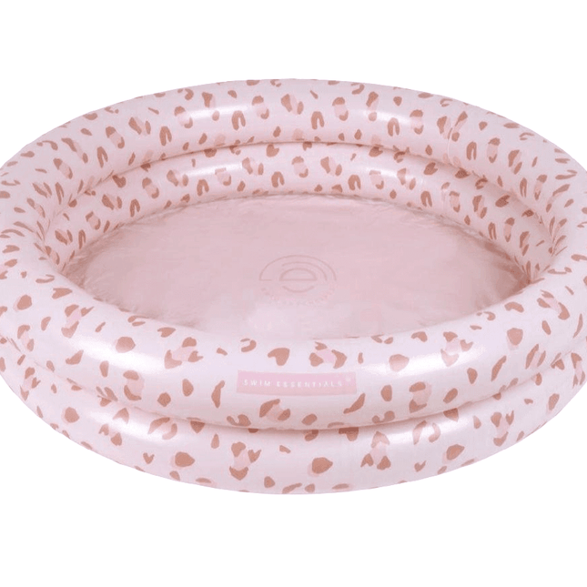 Baby opblaas zwembad Ø100 cm panterprint pink
