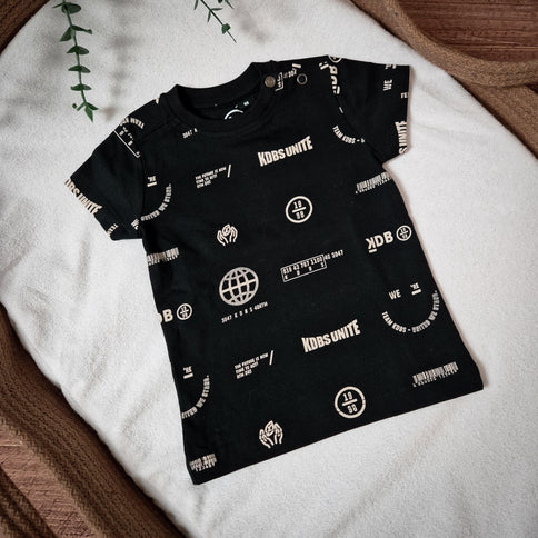 T-shirt Ralph black/vanilla