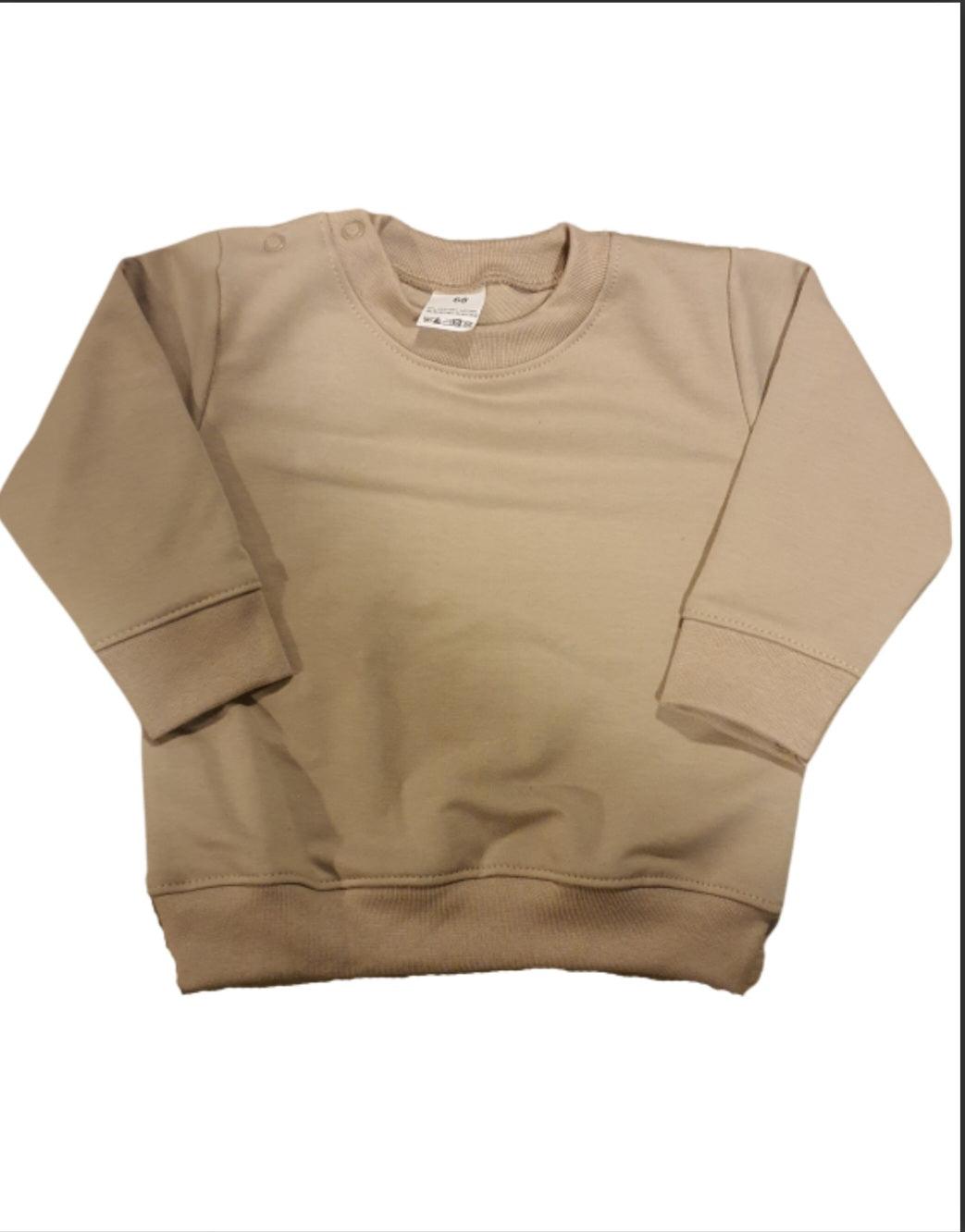 Baby sweater zand/beige