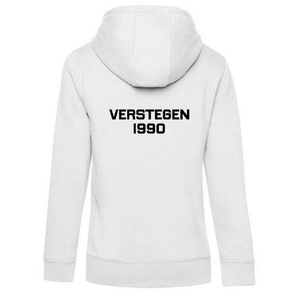 Mama hoodie | Achternaam + Geboortejaar | rug