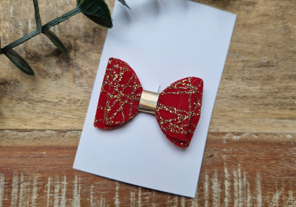 Haarstrik rood/goud