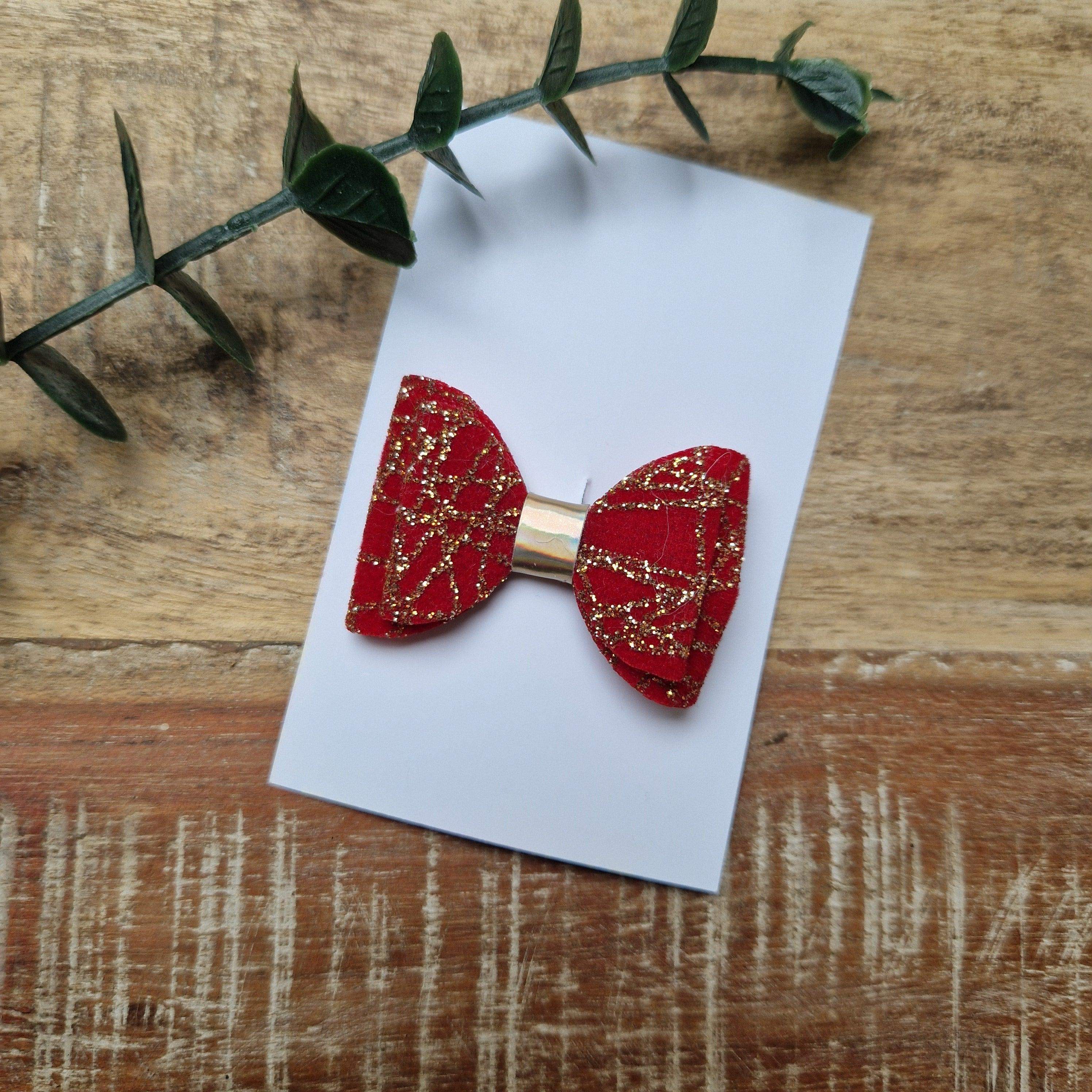 Haarstrik rood/goud