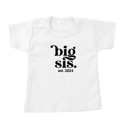 Baby t-shirt | Big sis est. 20xx