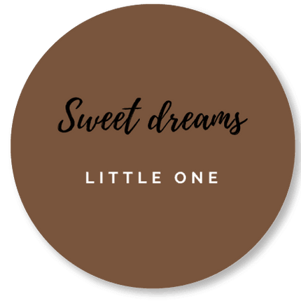 Muurcirkels |  Sweet Dreams little one | 25 cm