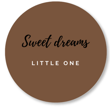 Muurcirkels |  Sweet Dreams little one | 25 cm