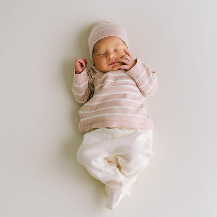 Newborn geboorteset roze gestreept | 0-3 maanden