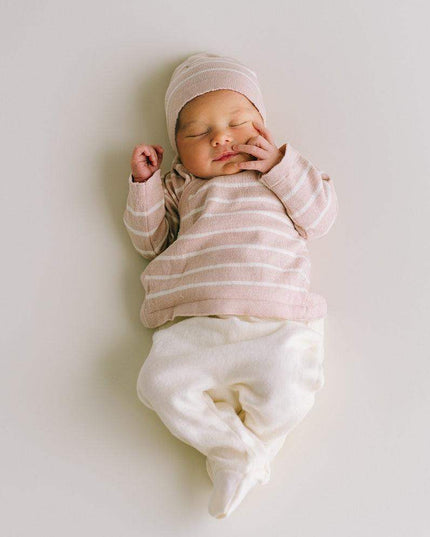 Newborn geboorteset roze gestreept | 0-3 maanden