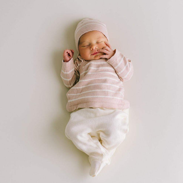 Newborn geboorteset roze gestreept | 0-3 maanden