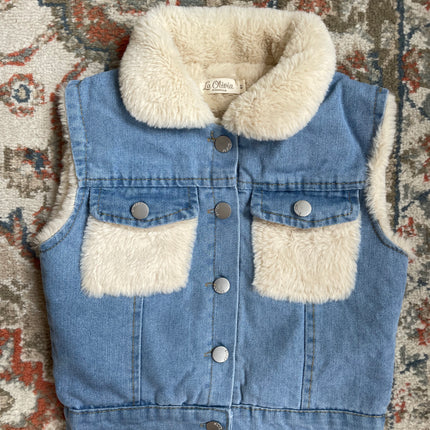 Denim bodywarmer