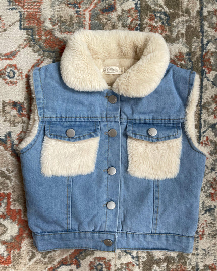Denim bodywarmer
