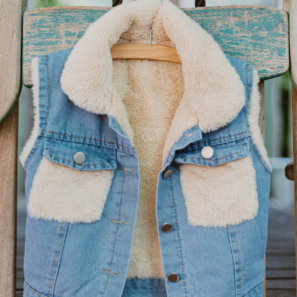 Denim bodywarmer