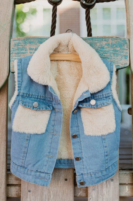 Denim bodywarmer