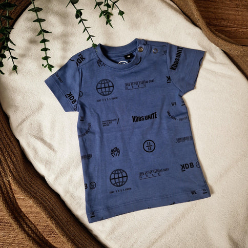 T-shirt Pepijn Jeans Blue/black