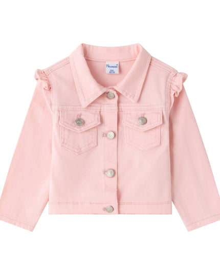 Denim jacket pink