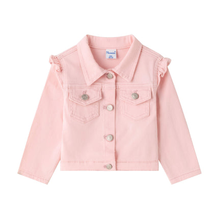 Denim jacket pink