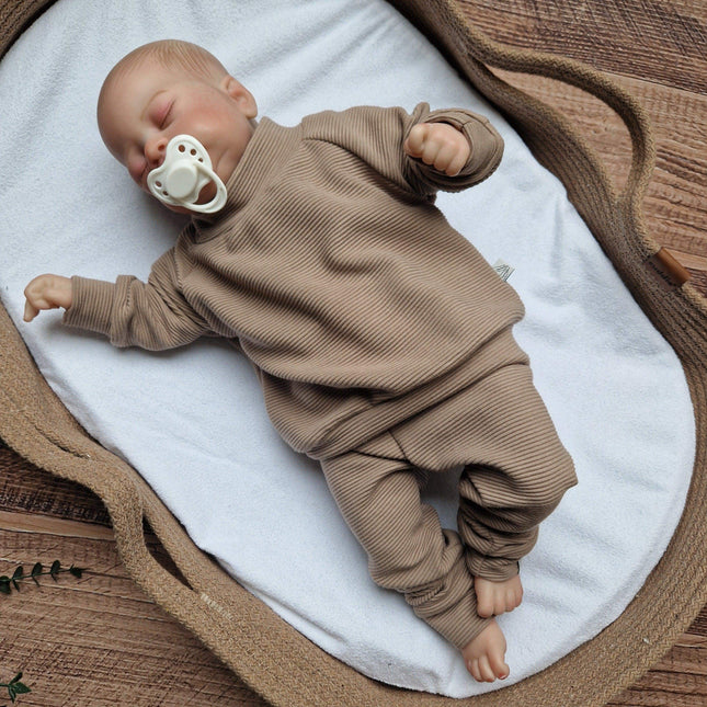Sweater rib taupe