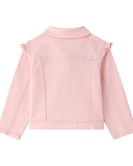 Denim jacket pink