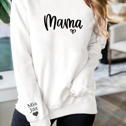 Gepersonaliseerde mama trui | Mama love heart