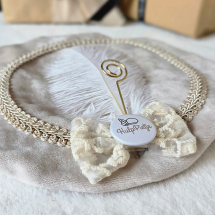 Pietenmuts hulppietje | Beige velvet