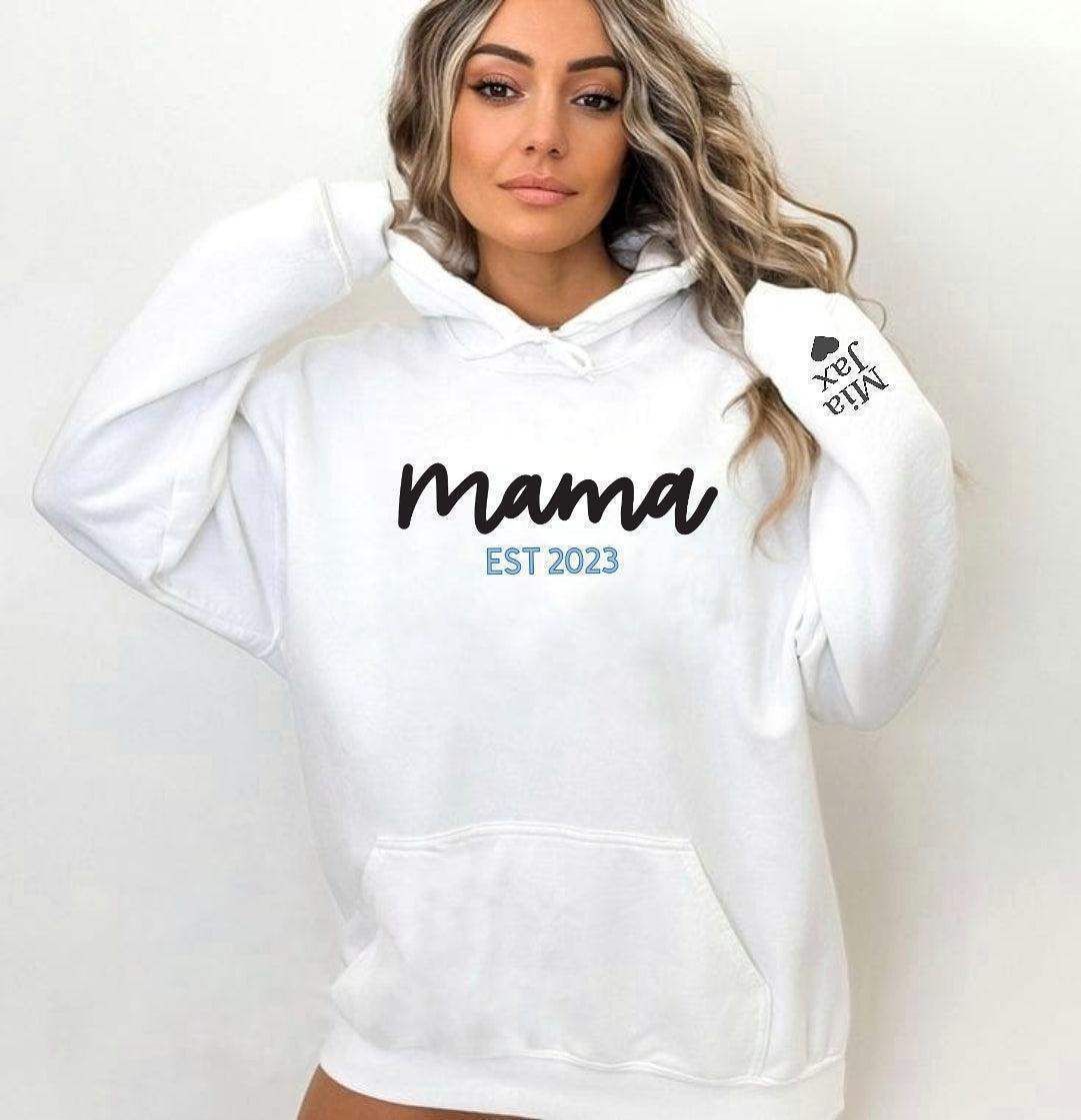 Mama hoodie | Mama est. | sierlijk