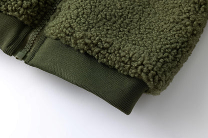 Teddy bomber army green