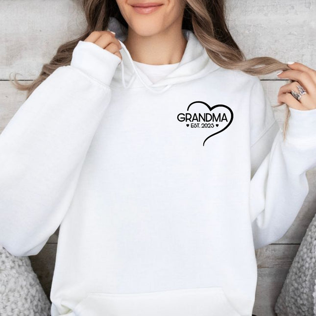 Gepersonaliseerde oma trui | Grandma heart est.