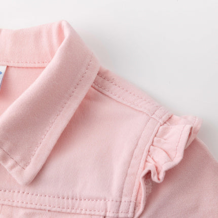 Denim jacket pink
