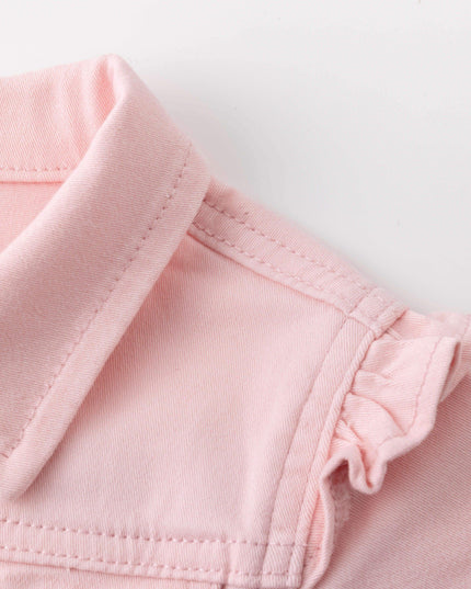 Denim jacket pink