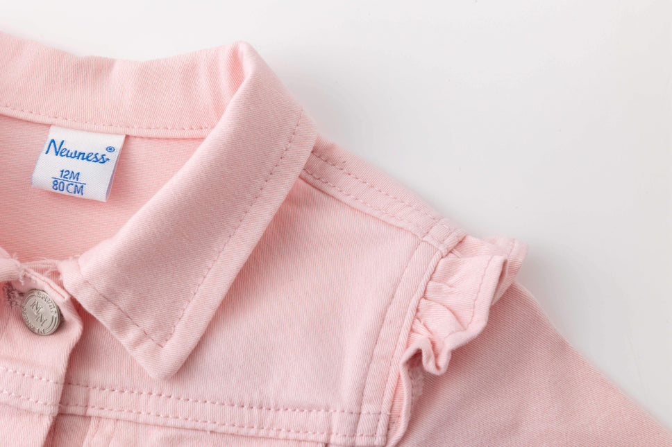 Denim jacket pink