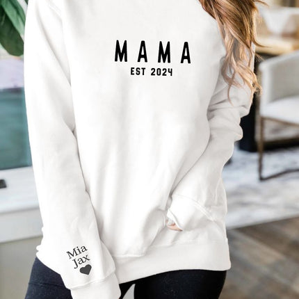 Gepersonaliseerde mama trui | Mama est.