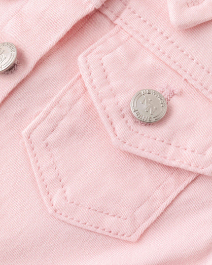 Denim jacket pink