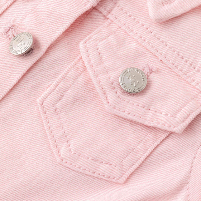 Denim jacket pink